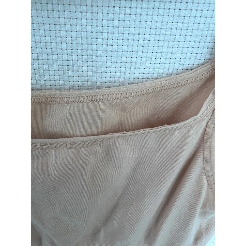 Assets by Spanx Women XL Nude Smoothing‎ Shapewear Camisole Tank Top 10024R